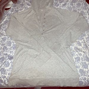 Nike pullover half button up